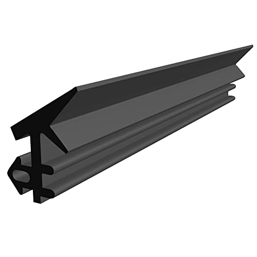 Dichtung für PVC Fenster | WS006 PANORAMA | schwarz EPDM | 1m | Dichtgummi von kyct