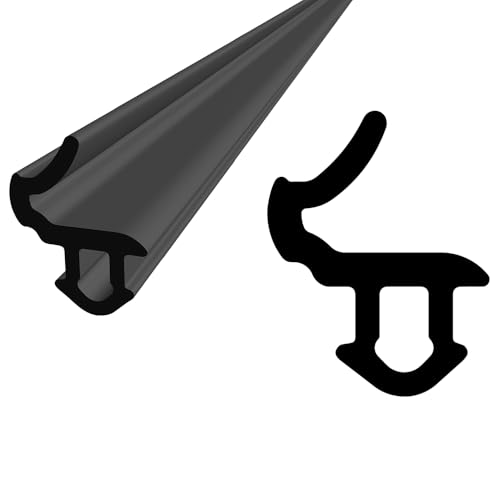 Dichtung für PVC Fenster | WS009 KBE | schwarz EPDM | 1m | Dichtgummi von kyct