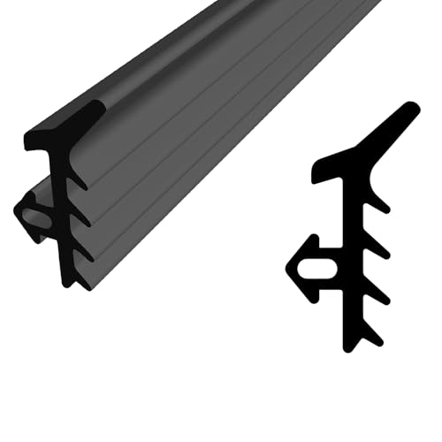 Dichtung für PVC Fenster | WS014 PANORAMA | schwarz EPDM | 1m | Dichtgummi von kyct