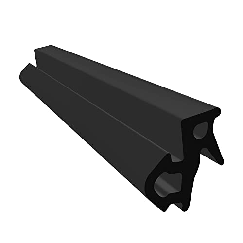 Dichtung für PVC Fenster | WS016 VEKA | schwarz EPDM | 1m | Dichtgummi von kyct