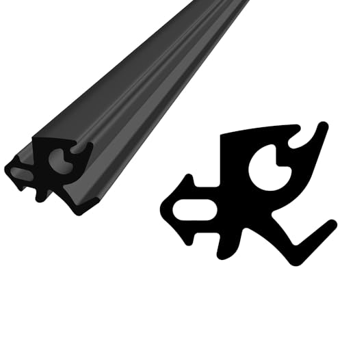 Dichtung für PVC Fenster | WS019 KOMMERLING | schwarz EPDM | 1m | Dichtgummi von kyct