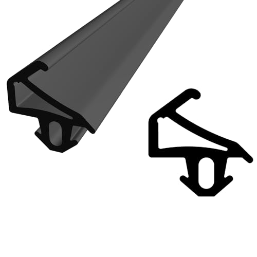 Dichtung für PVC Fenster | WS020 UNI | schwarz EPDM | 1m | Dichtgummi von kyct