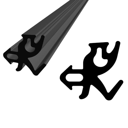Dichtung für PVC Fenster | WS022 ALUPLAST | schwarz EPDM | 1m | Dichtgummi von kyct