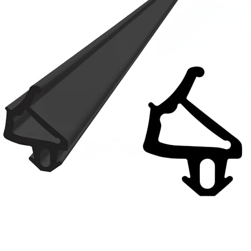 Dichtung für PVC Fenster | WS026 PLASTMO | schwarz EPDM | 1m | Dichtgummi von kyct