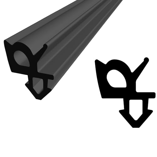 Dichtung für PVC Fenster | WS027 | schwarz EPDM | 1m | Dichtgummi von kyct