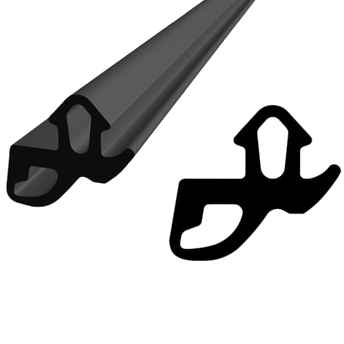 Dichtung für PVC Fenster | WS031 ALUPLAST | schwarz EPDM | 1m | Dichtgummi von kyct