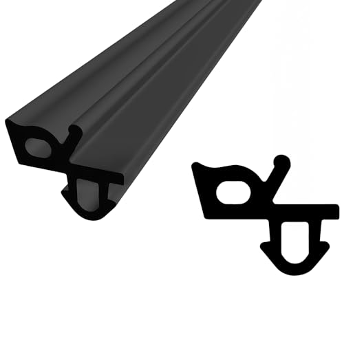 Dichtung für PVC Fenster | WS033 WITAL | schwarz EPDM | 1m | Dichtgummi von kyct