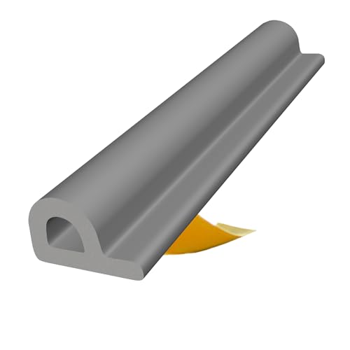 Selbstklebende Dichtung für Türen und Fenster | E 9x4mm | braun | 1m | Gummidichtung, Isolierdichtung von kyct