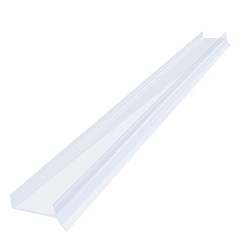 Sockeldichtung 16mm 1,5m - Küchenmöbelleiste, transparente, flexible PVC-Dichtung, für Unterschränke, diskret und einfach zu montieren von kyct