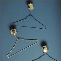 Patère Design in Messing von lAccrocheur