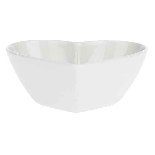 la Porcellana Cupido Herzschale cm 13X13,5X5,5Gb, 13,5x13x5,5cm, Weiß von LA PORCELLANA BIANCA