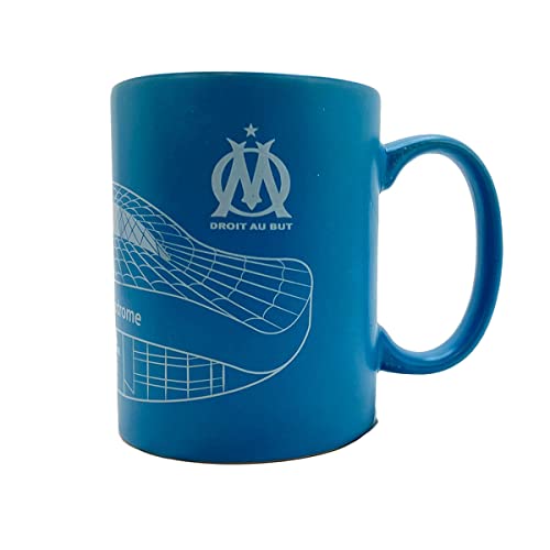 la plume dorée, Tasse Olympique de Marseille – Velodrome blau von la plume dorée