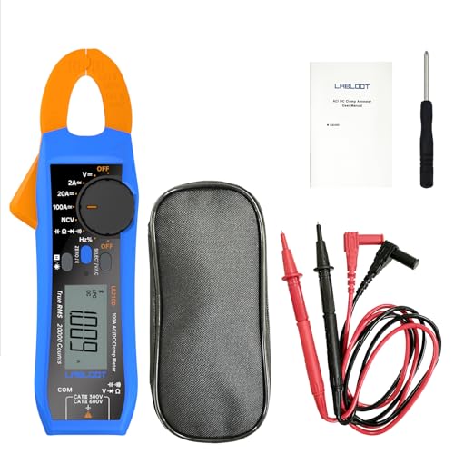 Labloot LB210D Digitaler Elektrotester mit Bluetooth 100 Ampere 600 V Smart AC/DC-Stromzange True RMS VFC Diodenmultimeter von labloot