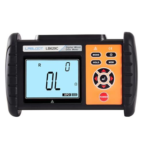 Labloot LB620C Digitales DC-Niedrigwiderstandsmessgerät Äquipotentialtest Mikro-Ohmmeter Anschlüsse/Motorwiderstandstester Labloot LB620C Digitales DC-Niedrigwiderstandsmessgerät Äquipotentialtest Mikro-Ohmmeter Anschlüsse/Motorwiderstandstester von labloot