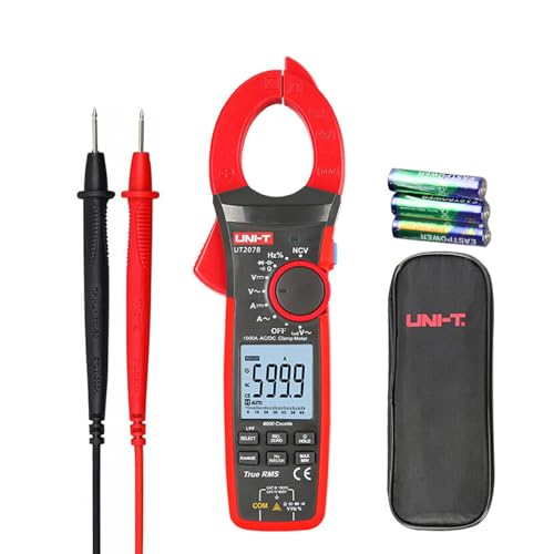 UT207B Digital Clamp Meter 1000A AC DC Current 6000 Count Hintergrundbeleuchtung Taschenlampe Multimeter Tester von labloot