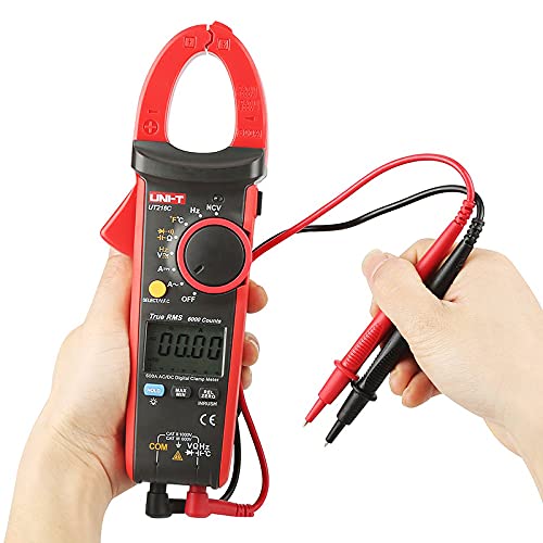 UT216C Digitale Strommesszange AC DC Strommessung Effektivwert Frequenz Kapazität Temperatur & NCV Tester von labloot