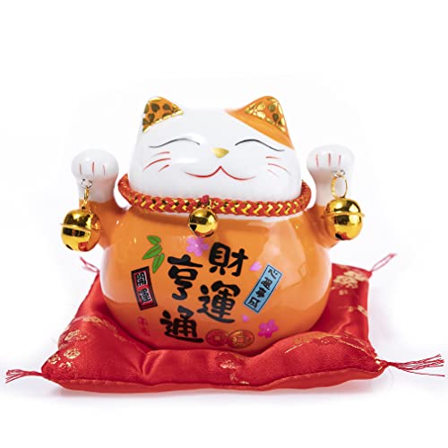 Kleine Spardose japanische Katze Maneki Neko – Glück, Glück, Schutz von lachineuse
