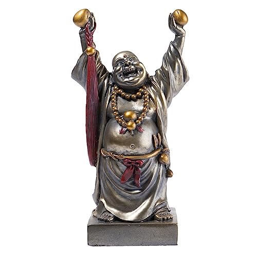 Lachineuse – Statuette des lachenden Buddha für Gesundheit und Langlebigkeit – Buddha-Statue 15 cm, Farbe Bronze – Feng Shui-Dekoration – chinesisches Zen-Objekt – Geschenkidee China Asien Lachineuse – Statuette des lachenden Buddha für Gesundheit und Langlebigkeit – Buddha-Statue 15 cm, Farbe Bronze – Feng Shui-Dekoration – chinesisches Zen-Objekt – Geschenkidee China Asien von lachineuse
