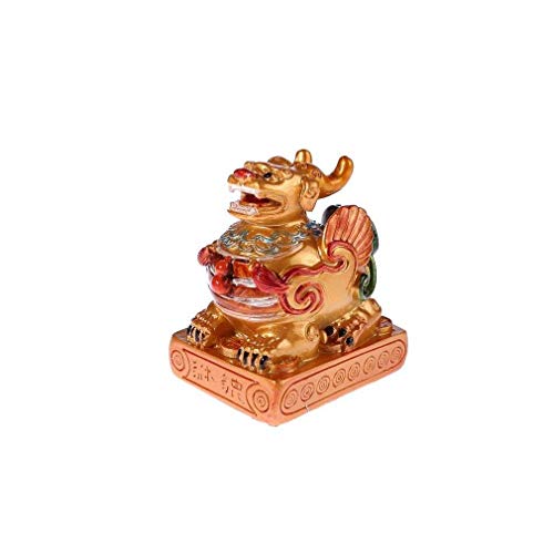 PI XIU TRADITIONNEL FENG Shui - Schutz und Fortune, 7x7x5cm, Goldfarben. von lachineuse