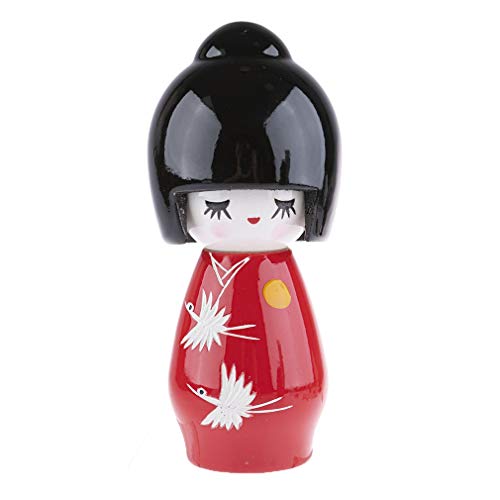 Kokeshi 843 Lachineuse aus Japan, Grün, 12,5 x 5,5 cm von lachineuse