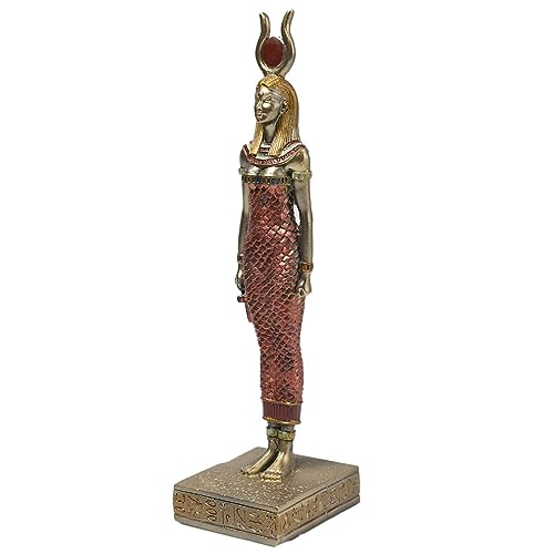 lachineuse Ägyptische Figur Nebethetepet oder Hathor, 21, Bronzefarben. von lachineuse