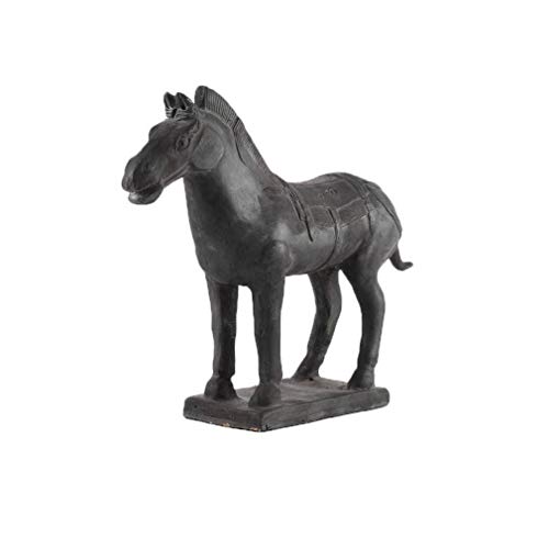 Lachineuse – Pferd der Xian-Armee – Terrakotta-Reproduktion – chinesisches Dekorationsobjekt – 23 x 20,5 x 7 cm – Farbe Schwarz – Antikes Pferd – asiatische Geschenkidee Lachineuse – Pferd der Xian-Armee – Terrakotta-Reproduktion – chinesisches Dekorationsobjekt – 23 x 20,5 x 7 cm – Farbe Schwarz – Antikes Pferd – asiatische Geschenkidee von lachineuse