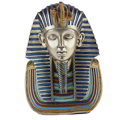 lachineuse - Büste Pharao Ramses II 18 cm – Ägyptische Dekoration – Figur Dekoration Ägypten Antike – Figur Statue Gott – goldene Ägyptische Büste – originelle Geschenkidee für den Innenbereich von lachineuse