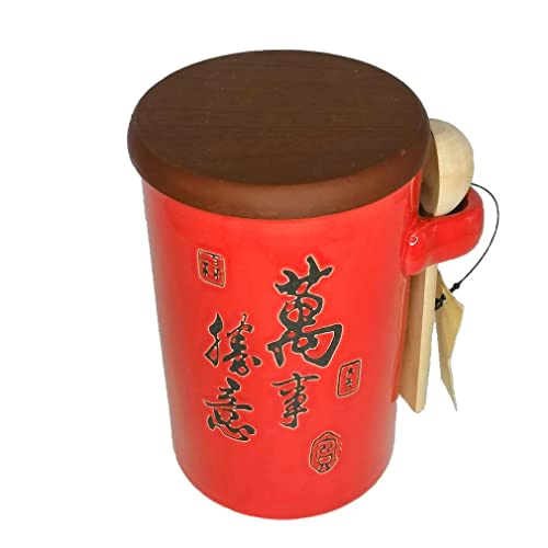 lachineuse Chinesischer Teebehälter, Rot von lachineuse