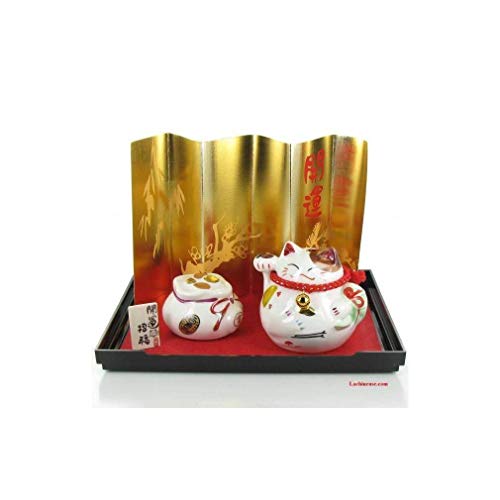 Maneki Neko Japonais Lachineuse – Japanisches Dekorationsset von lachineuse