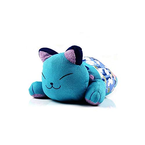 lachineuse Kawai Japanische Katze blau von lachineuse
