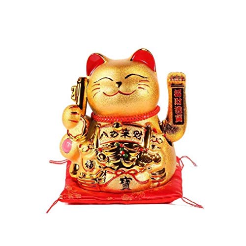 Lachineuse Maneki Neko, japanisch, goldfarben von lachineuse