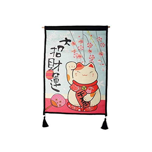 lachineuse Schild Katze Maneki Neko und Sakura von lachineuse