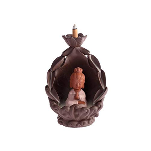 lachineuse – Guanyin Buddha Räucherbrunnen – Wasserfall-Räuchergefäß 19 cm – Keramik – Asiatische Zen-Innendekoration, Räucherstäbchenhalter – Räucherstäbchenhalter – Buddha-Traditionsobjekt lachineuse – Guanyin Buddha Räucherbrunnen – Wasserfall-Räuchergefäß 19 cm – Keramik – Asiatische Zen-Innendekoration, Räucherstäbchenhalter – Räucherstäbchenhalter – Buddha-Traditionsobjekt von lachineuse