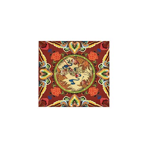 lachineuse Uhr 15 x 15 cm - Asiatisches Motiv - Fortune Symbol von lachineuse