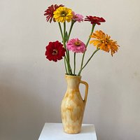 Gelbe Vase Scheurich 274-21, Deutschland, 1960Er Jahre von ladnevintage