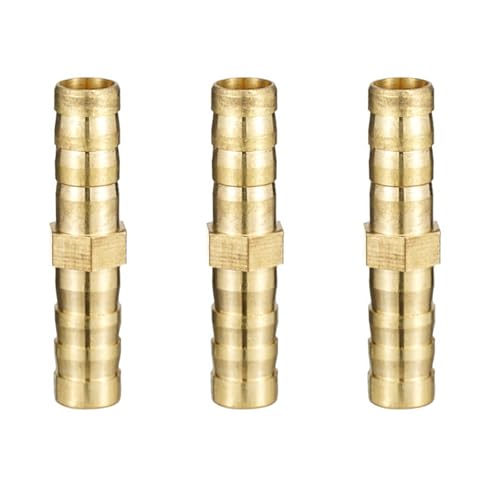 3 Stück Messing Schlauch Anschluss gerader Widerhaken Verbinder, 10mm Messing Schlauchverbinder, Kraftstoffleitung Verbinder für Wasser Kraftstoff Luft 3 Stück Messing Schlauch Anschluss gerader Widerhaken Verbinder, 10mm Messing Schlauchverbinder, Kraftstoffleitung Verbinder für Wasser Kraftstoff Luft von lafomukea