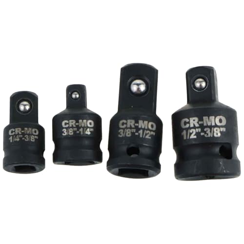 4 Stück Stecknussadapter Set, Satz Adapter, Schlagschrauber Adapter für Ratschen SteckschlüSsel-Adapter für Steckschlüsseln Nuss Knarren 4 Stück Stecknussadapter Set, Satz Adapter, Schlagschrauber Adapter für Ratschen SteckschlüSsel-Adapter für Steckschlüsseln Nuss Knarren von lafomukea