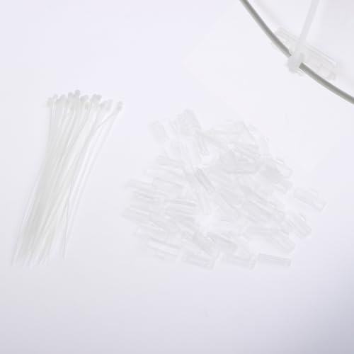 50 Stück kabelbeschriftung mit 50 Stück Kabelbinder, Weiß Kabelbinder, Transparent Kabeletiketten Erkennungsbox, Geeignet für Kennzeichnung Kabeln Aller Art, Rohrbeschriftung, Schlauchmarkierung 50 Stück kabelbeschriftung mit 50 Stück Kabelbinder, Weiß Kabelbinder, Transparent Kabeletiketten Erkennungsbox, Geeignet für Kennzeichnung Kabeln Aller Art, Rohrbeschriftung, Schlauchmarkierung von lafomukea