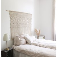 2. Wahl Makramee Wandbehang/Bettkopfteil Vorhang von lagomthestudio