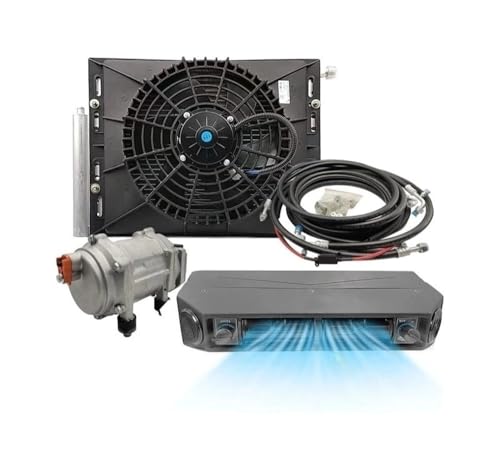 laiyonggr Universal 12V Auto Elektrische Klimaanlage Kompressor Verdampfer Kondensator Lüfter 24V Auto Klimaanlage Kühlen Wärme A/C(12V Cool and heat) von laiyonggr