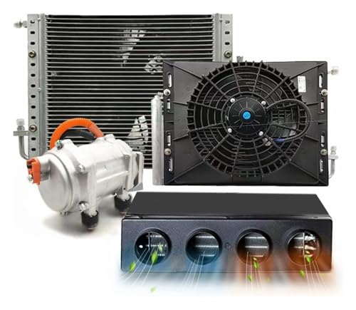 laiyonggr Universal 12V Auto Elektrische Klimaanlage Kompressor Verdampfer Kondensator Lüfter 24V Auto Klimaanlage Kühlen Wärme A/C(12V Heat and Cool) von laiyonggr