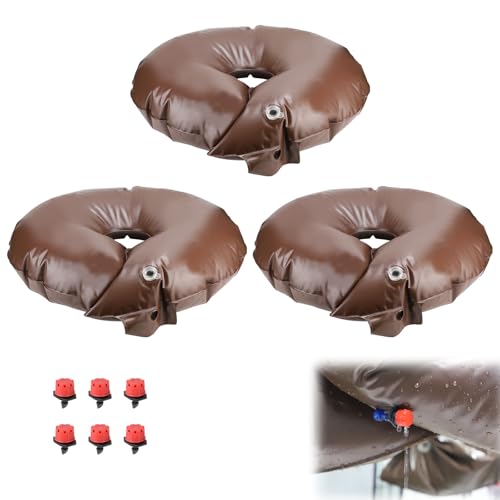 LALAGO 3 Stück Bewässerungsring, 56 L Baumbad Bewässerungssack, Automatische Bewässerungsbeutel, PVC robust & UV stabil Wassersack für Bäume, Bewässerung von Obstbäumen- Bewässerung 6 Stunden LALAGO 3 Stück Bewässerungsring, 56 L Baumbad Bewässerungssack, Automatische Bewässerungsbeutel, PVC robust & UV stabil Wassersack für Bäume, Bewässerung von Obstbäumen- Bewässerung 6 Stunden von lalago