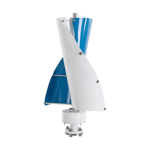 24V 100W Windkraftanlage Vertikale Windgenerator Windrad Windturbine mit Controller 2 Blatt Windturbinengenerator für Boote, Pavillons, Hütten oder mobile Häuser von lalaleny