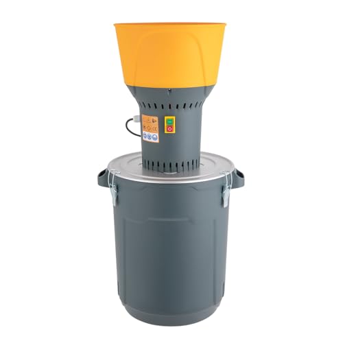 Elektrische Getreidemühle Mühle Kornmühle Getreidemühle Futtermühle mit 5 Schleifsiebe für Getreide Mais Getreide Weizen Futtermittel Mühle Mehl Mühle (Typ A, 1300W 50L) von lalaleny