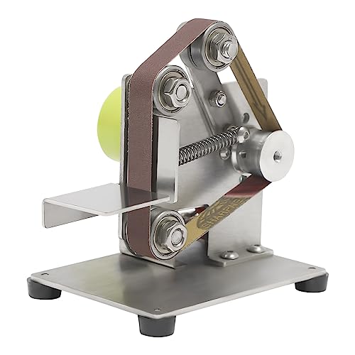Mini Bandschleifer mit 10 Schleifbändern 150 W Max.10000 RPM DIY Poliermaschinen Schleifer 7 Gang Einstellbare Stromzufuhr Bandschleifmaschine Bench Belt Grinder (Typ B) von lalaleny
