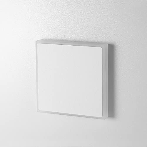 lambado® Premium LED Wandeinbauleuchte weiss für Schalterdose - Treppenbeleuchtung 230V für Innen - 1.5W ColorSwitch für Ambiente & Sicherheit im Dunkeln von lambado