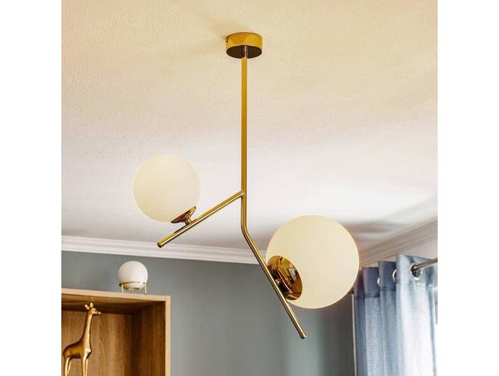 Hängelampe Dione ALDEX, dimmbar, messing / gold, für Wohn- / Esszimmer, Metall, Modern, Pendelleuchte von lampenwelt.de