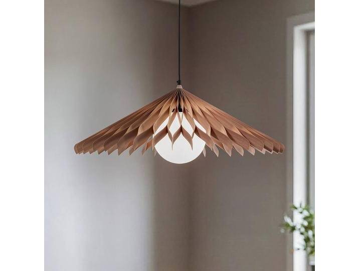 ALDEX Hängeleuchte Nature Sun Glas XL, Kegel flach, Ø 69 cm, Holz für Wohn & Esszimmer - Modern ALDEX Hängeleuchte Nature Sun Glas XL, Kegel flach, Ø 69 cm, Holz für Wohn & Esszimmer - Modern von lampenwelt.de
