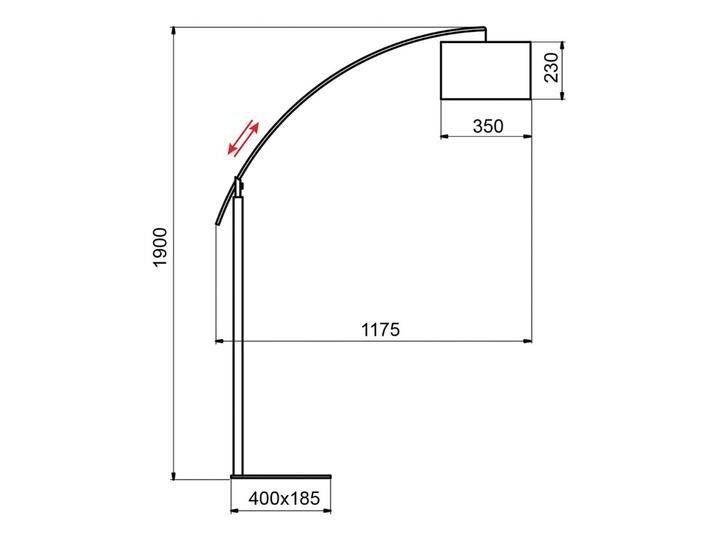 Aluminor Bogenlampe Rainbow, alu / grau / zink, für Wohn- / Esszimmer, Holz, Modern, Stehlampe von lampenwelt.de