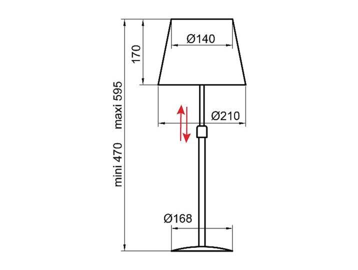 Aluminor Tischlampe Store, für Wohn- / Esszimmer, Metall, Modern, Tischlampe von lampenwelt.de